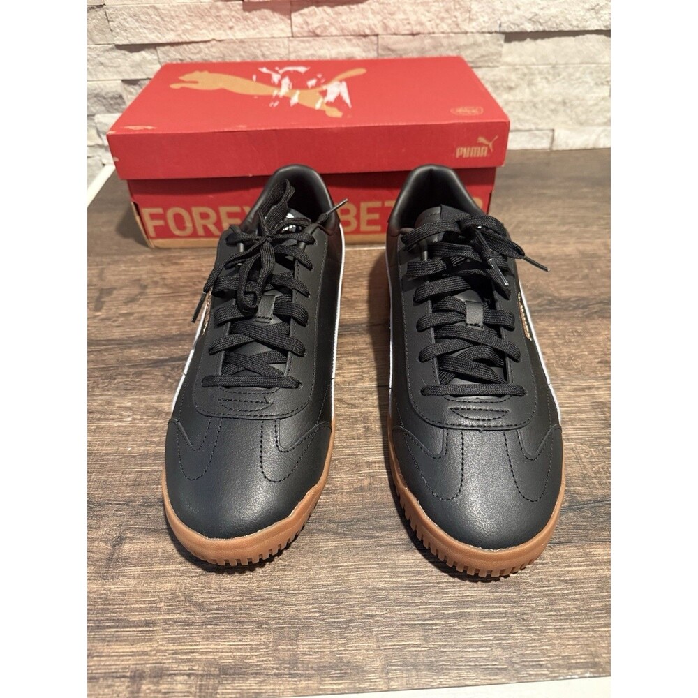 Puma Club 5v5 Men's Size 12 Black White Gold Sneakers Shoes 389406 05 New In Box - Picture 13 of 16